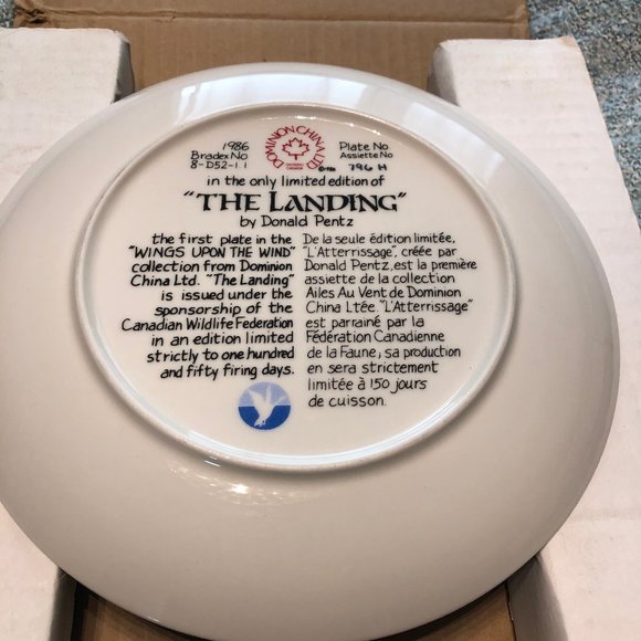 "The Landing" Collector's Plate Canadian Geese - Picture 3 of 5